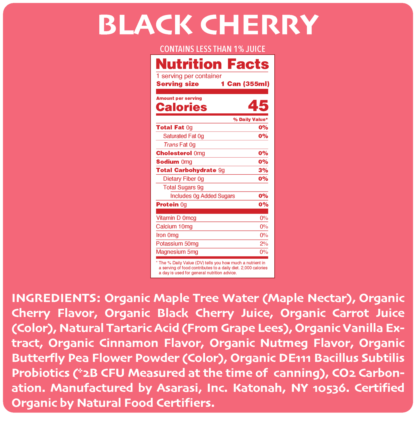 Nekter Pop Cherry-Cola Probiotic Soda 12-Pack