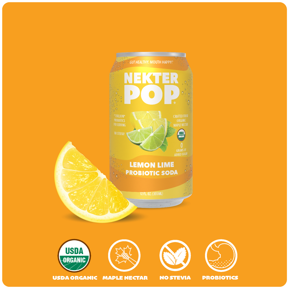 
                      
                        Nekter Pop Lemon-Lime Probiotic Soda 12-Pack
                      
                    