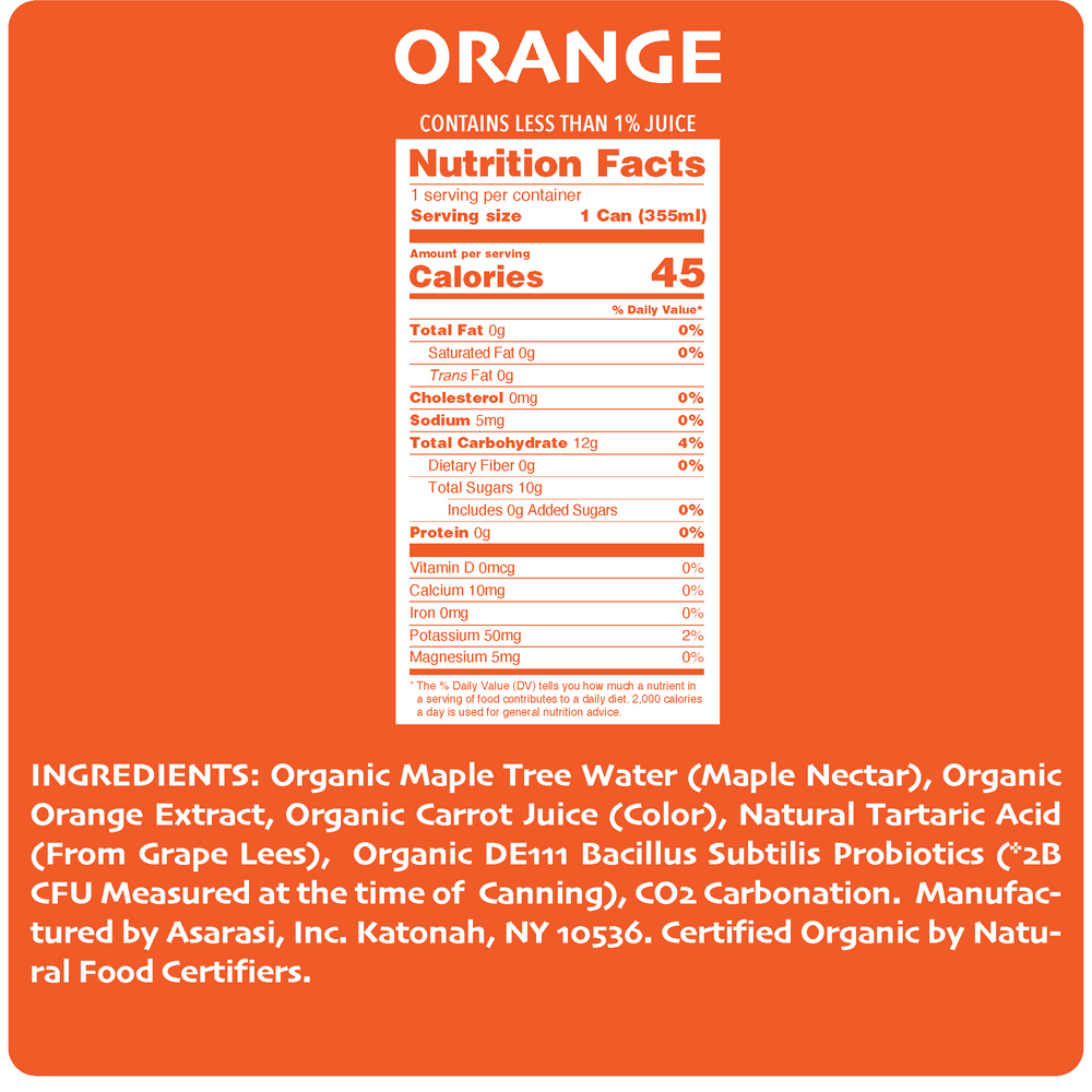 
                      
                        Nekter Pop Orange Probiotic Soda 12-Pack
                      
                    
